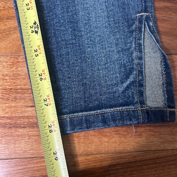 Dollhouse Distressed Denim Overalls Ripped Skinny Leg Slit Hem Size 11‎ - Picture 8 of 12